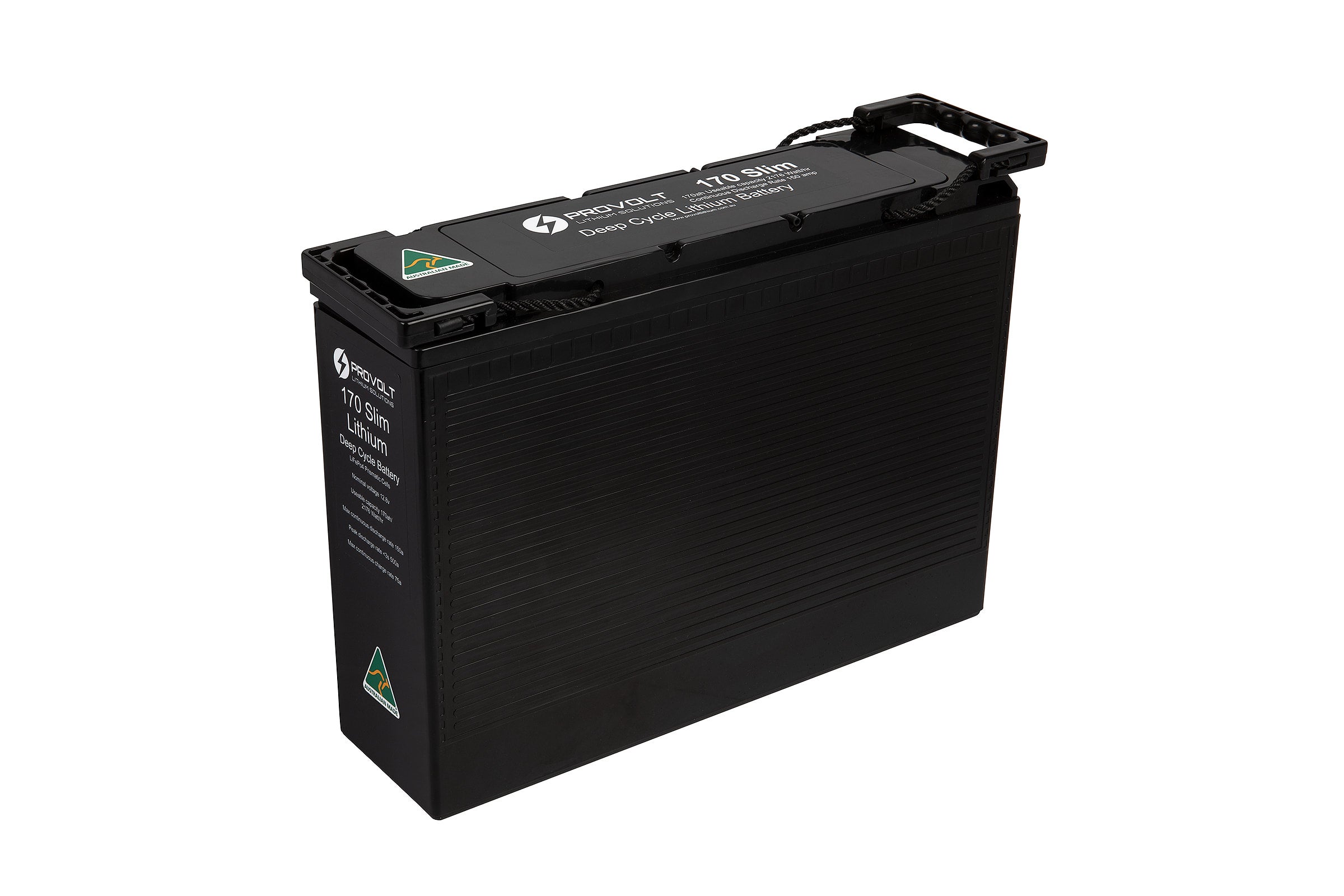 170 Slim Deep Cycle Lithium Battery Provolt Lithium Solutions