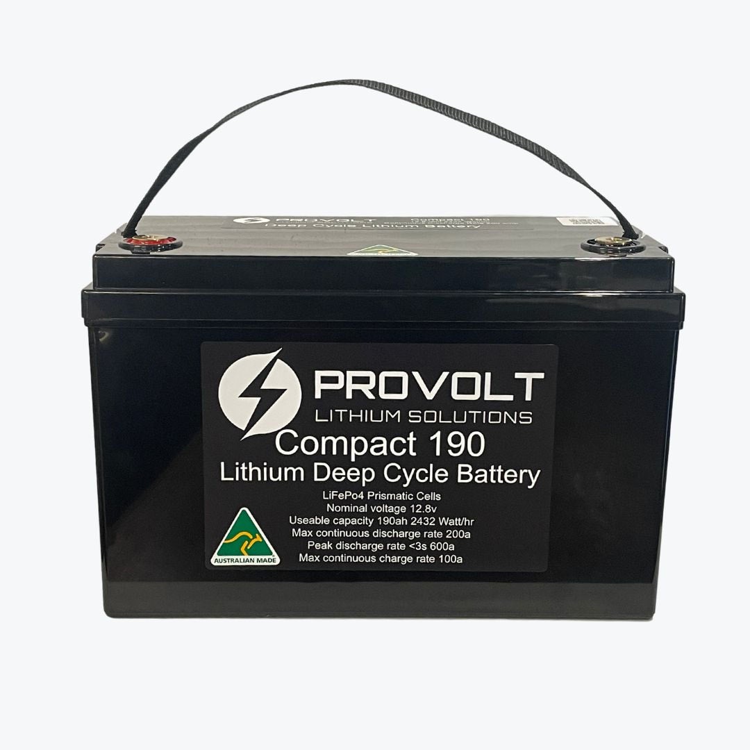 Compact 190 Deep Cycle Lithium Battery | Provolt Lithium Solutions